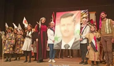 عرض مسرحي غنائي احتفالاً بذكرى ثورة الثامن من آذار المجيدة (( فرع حلب )) 